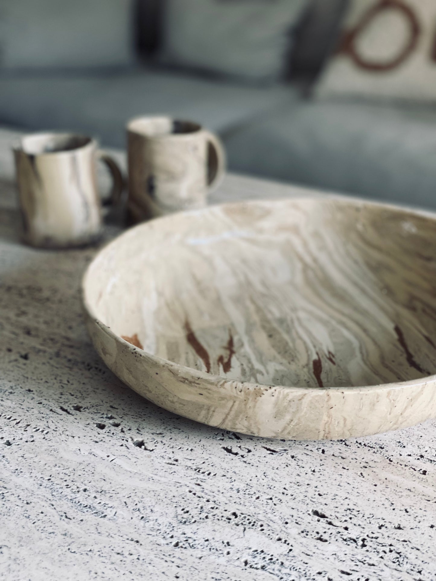 "Vintage" Serveerschaal X-large