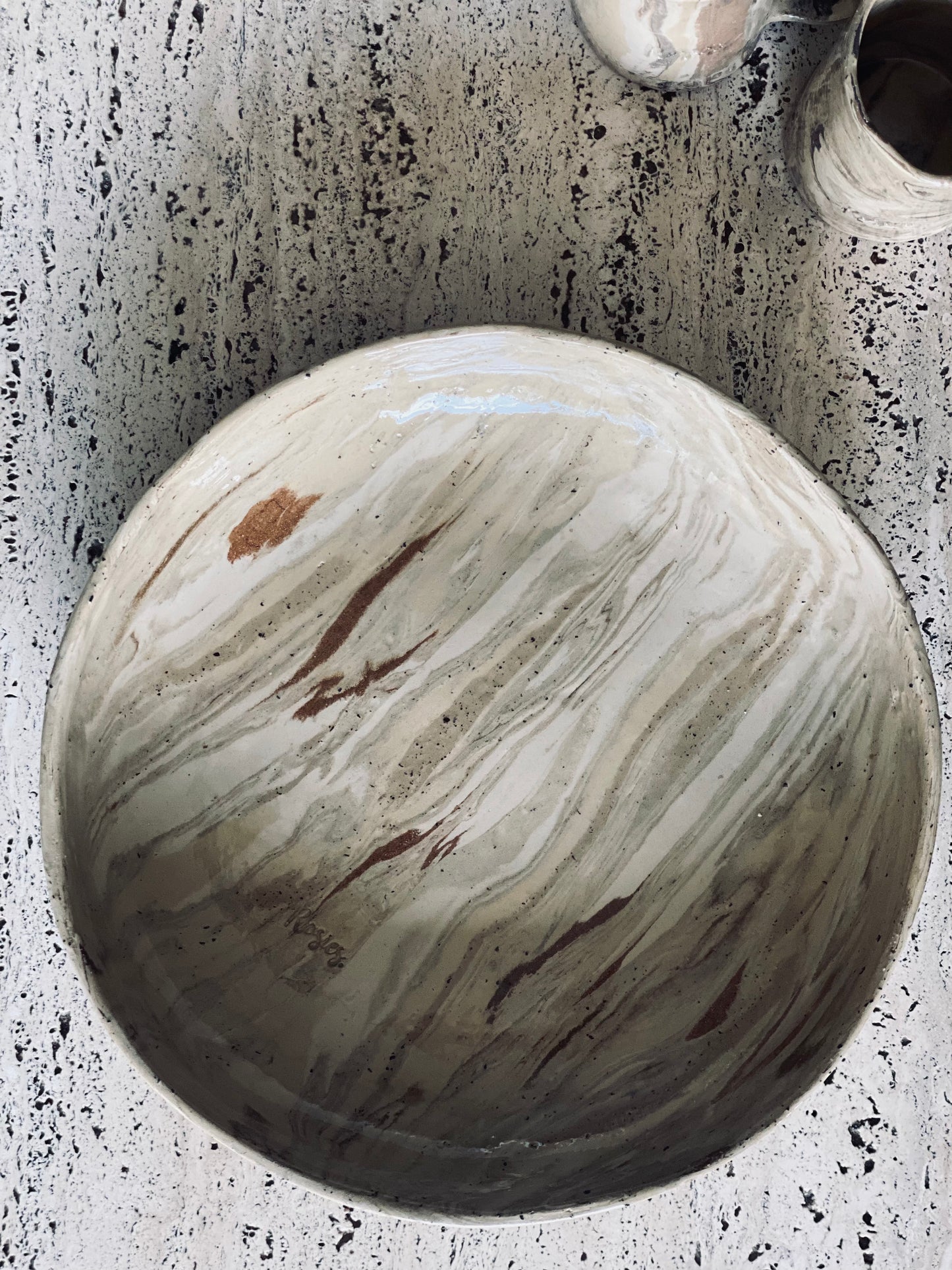 "Vintage" Serveerschaal X-large