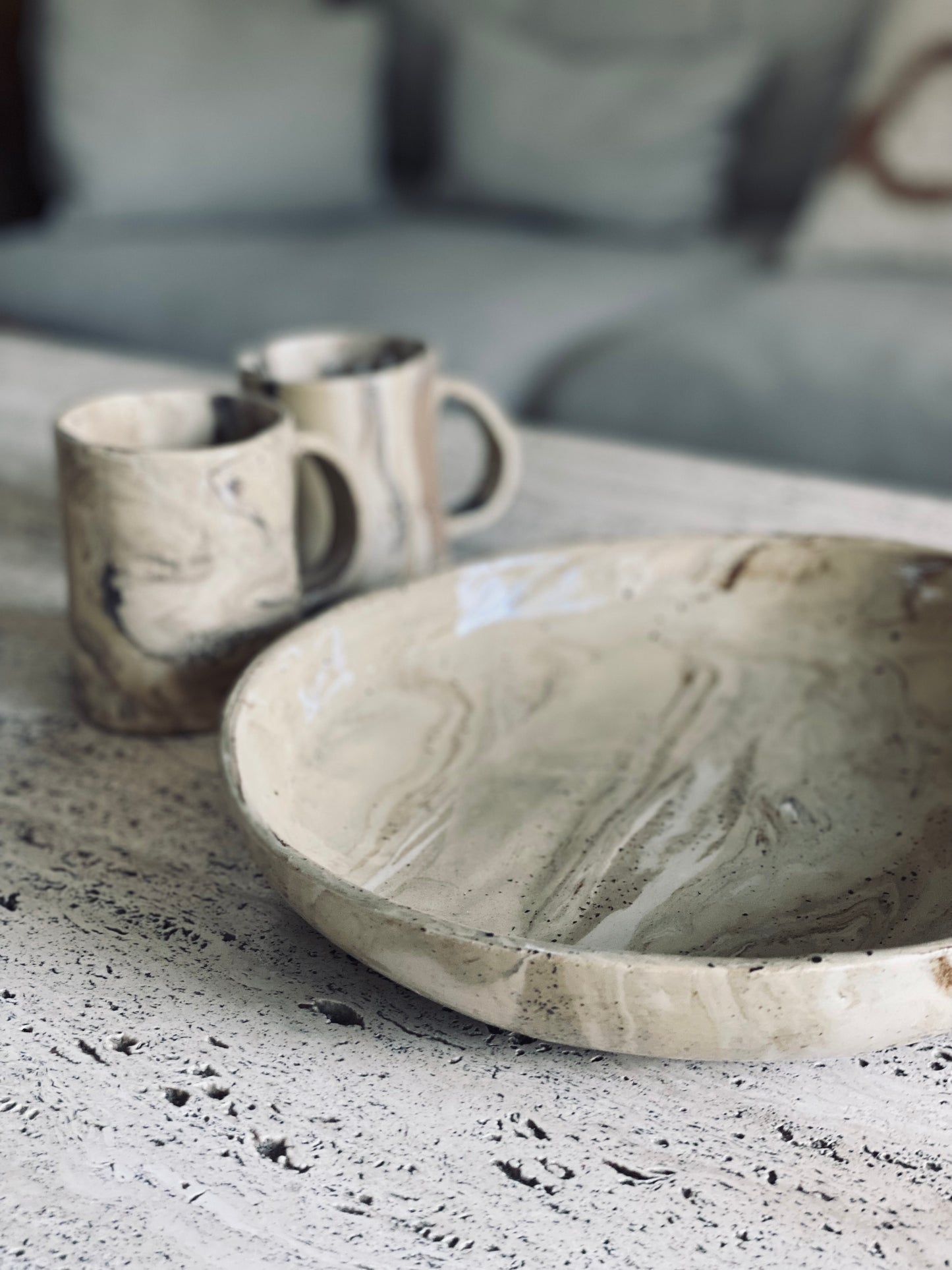 "Vintage" Serveerschaal large