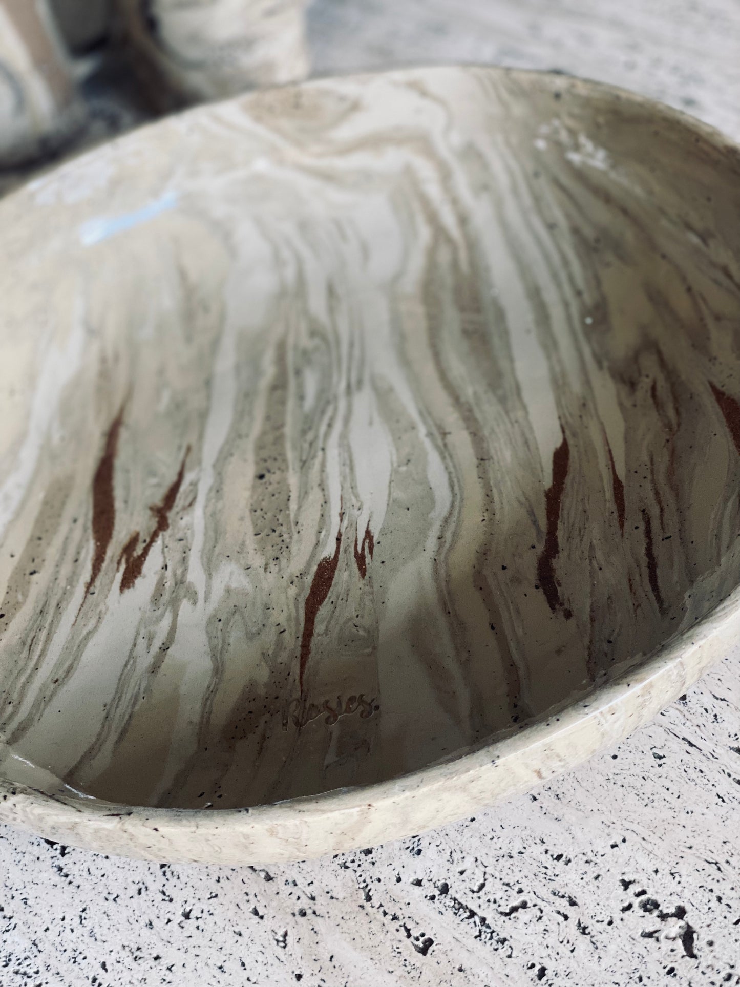 "Vintage" Serveerschaal X-large