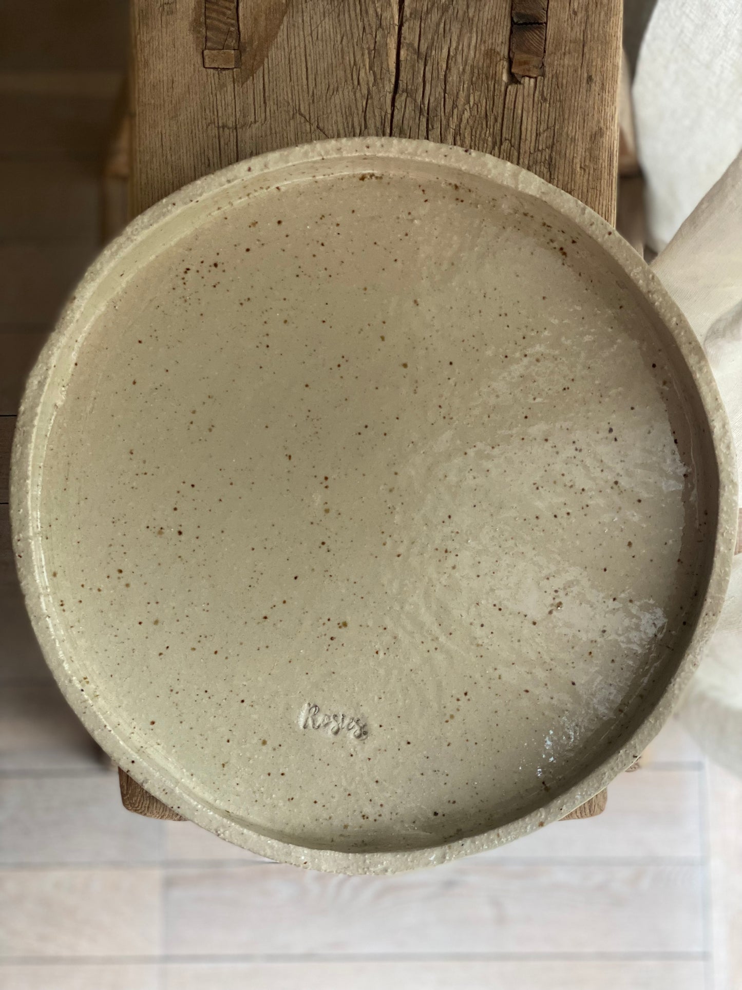"Sahara" Schaal rechte rand diameter 2