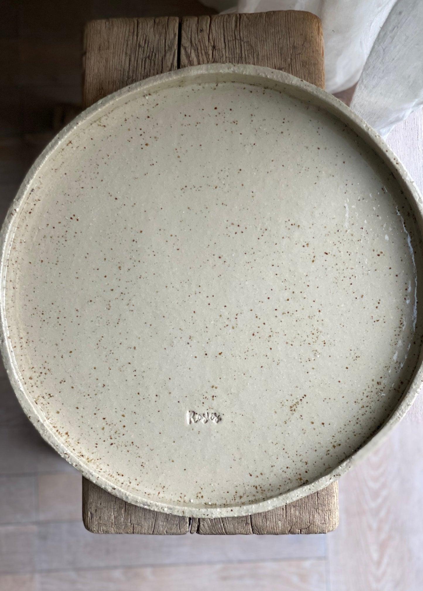 "Sahara" Schaal rechte rand diameter 3