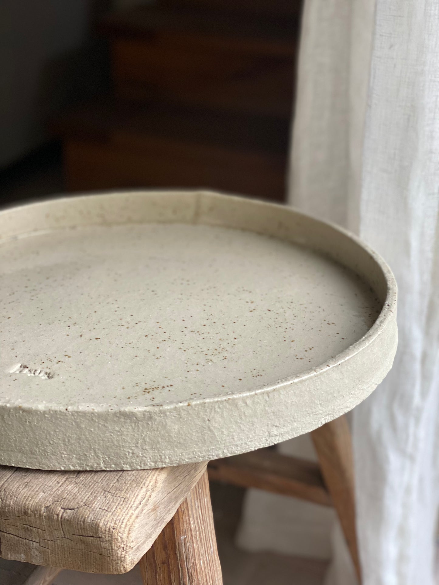 "Sahara" Schaal rechte rand diameter 3