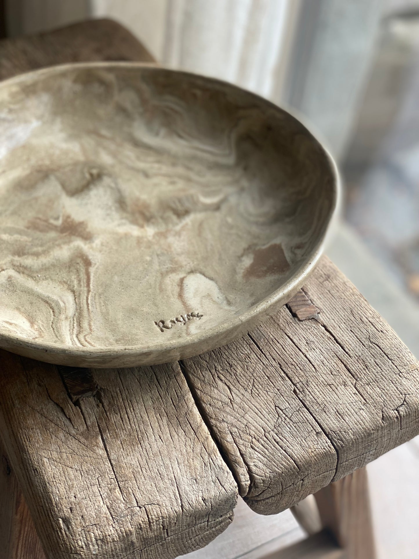 "Vintage" Serveerschaal large