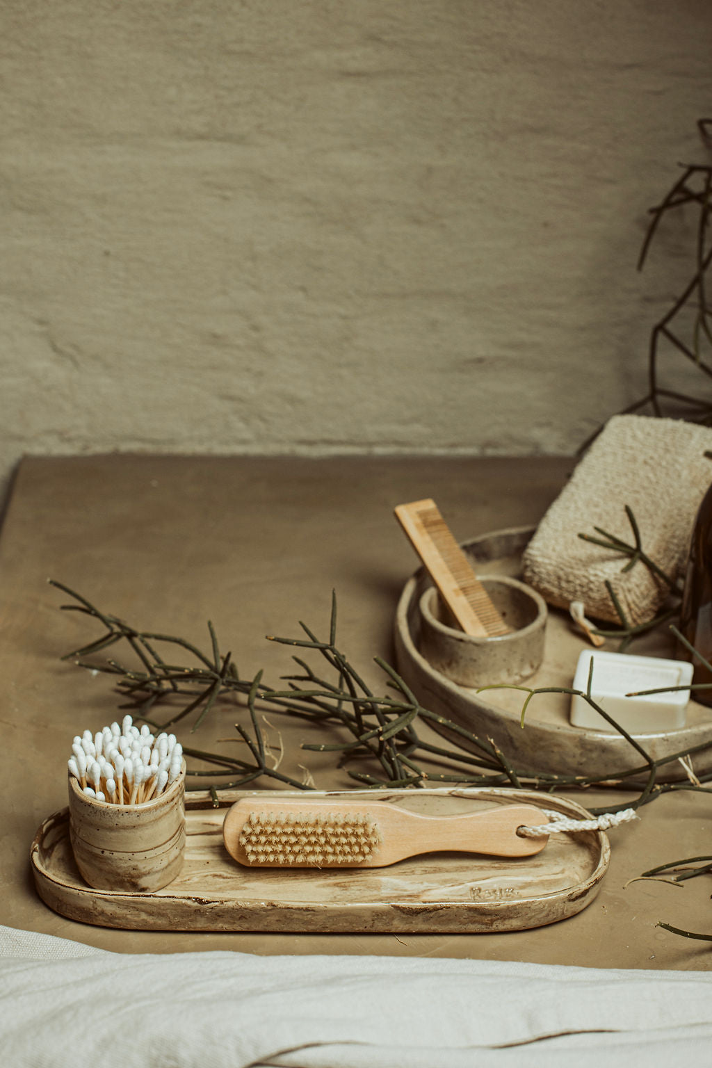 "Vintage" Schaal ovaal small