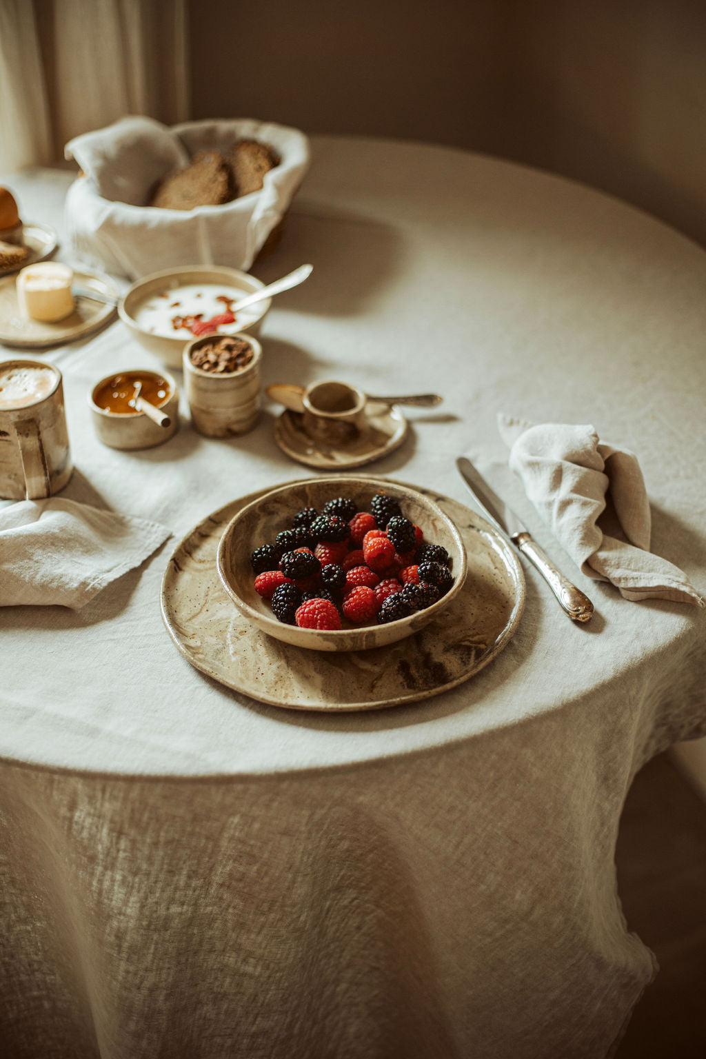 "Vintage" Schaal ontbijt