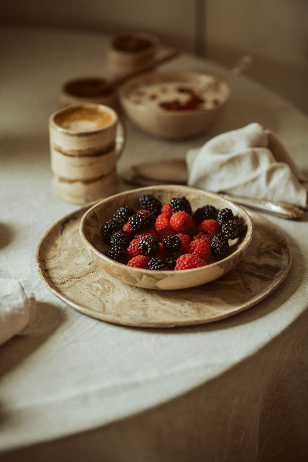 "Vintage" Schaal ontbijt