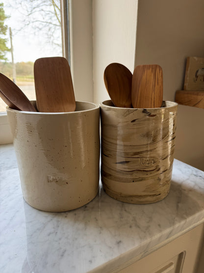 Pot voor keukengerei in vintage